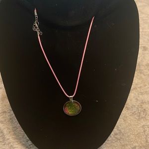 Green and Pink Necklace